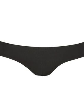 Myra Swim Seamless Black Bikini Bottom - Classic Swimwear
